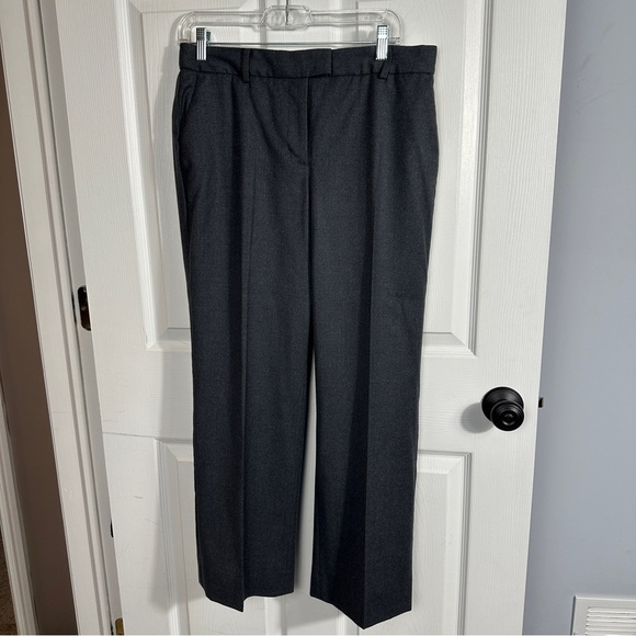 Talbots Petite Windsor pants, size 10P, Italian flannel, 99% wool, gray - Picture 1 of 11